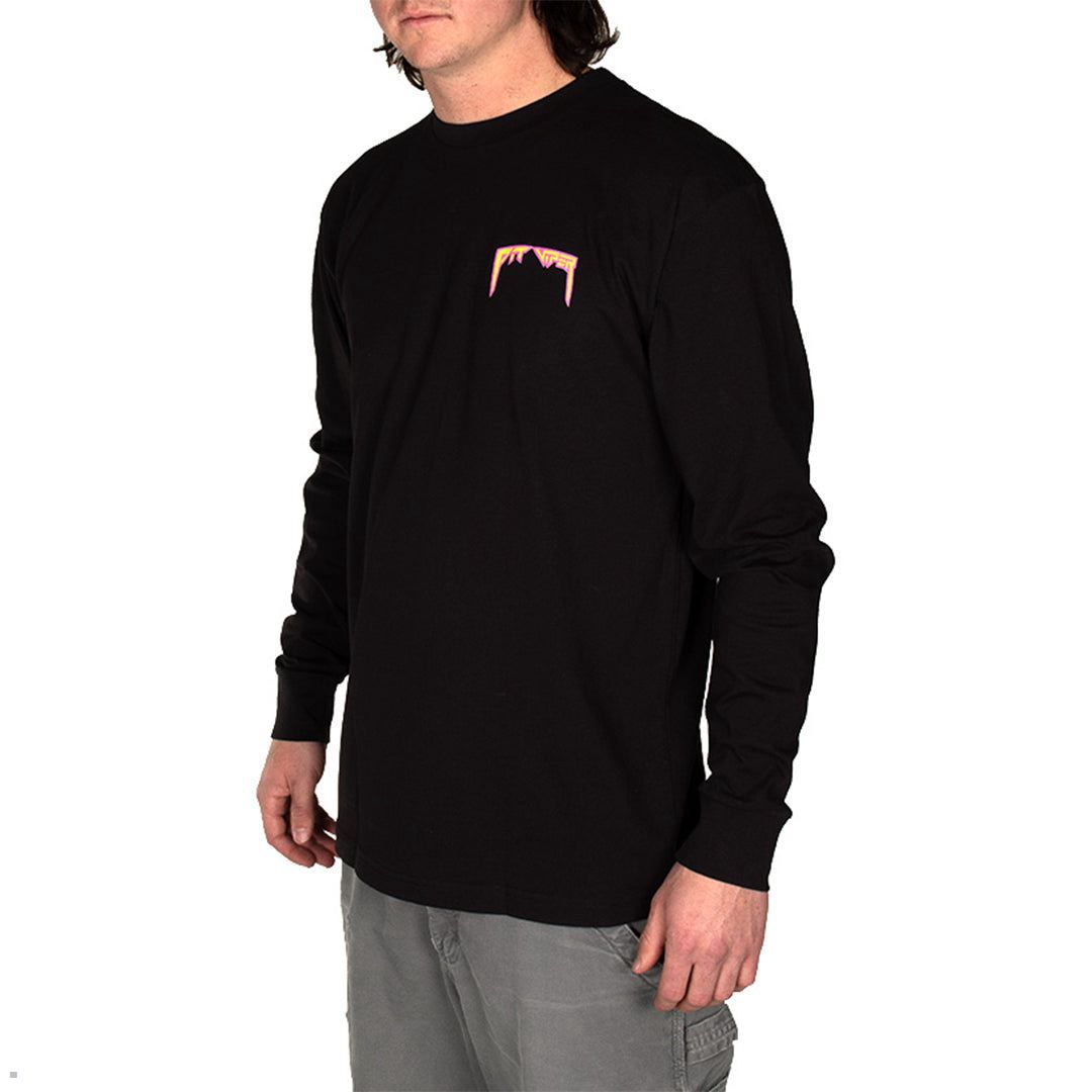 Pit Viper 1993 Long Sleeve Shirts Black | UK ZYNTBM-359