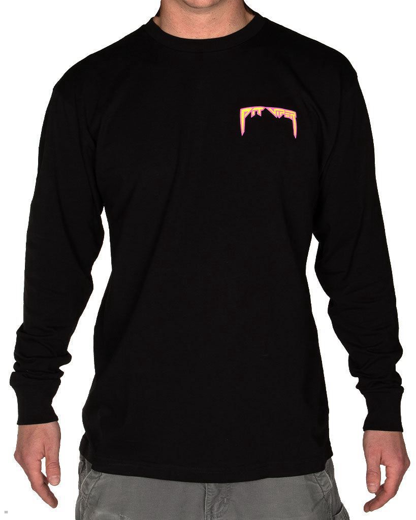 Pit Viper 1993 Long Sleeve Shirts Black | UK ZYNTBM-359