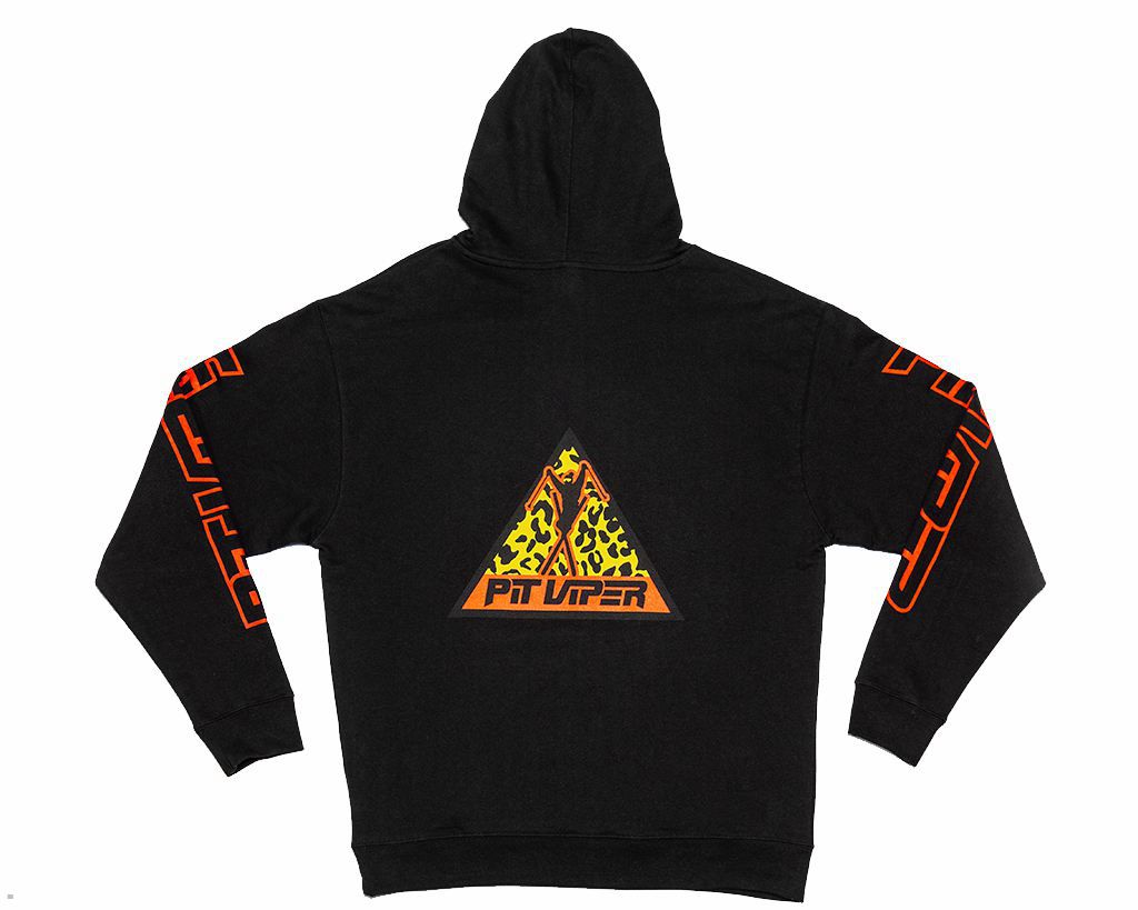 Pit Viper Carnivore Hoodie Black | UK JRNUBH-021