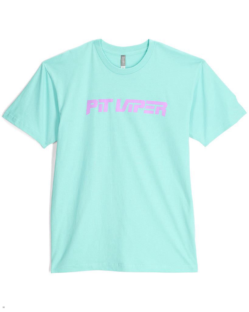 Pit Viper Copacabana Mini Fangs Mint T-Shirts Turquoise | UK WUDMCR-987