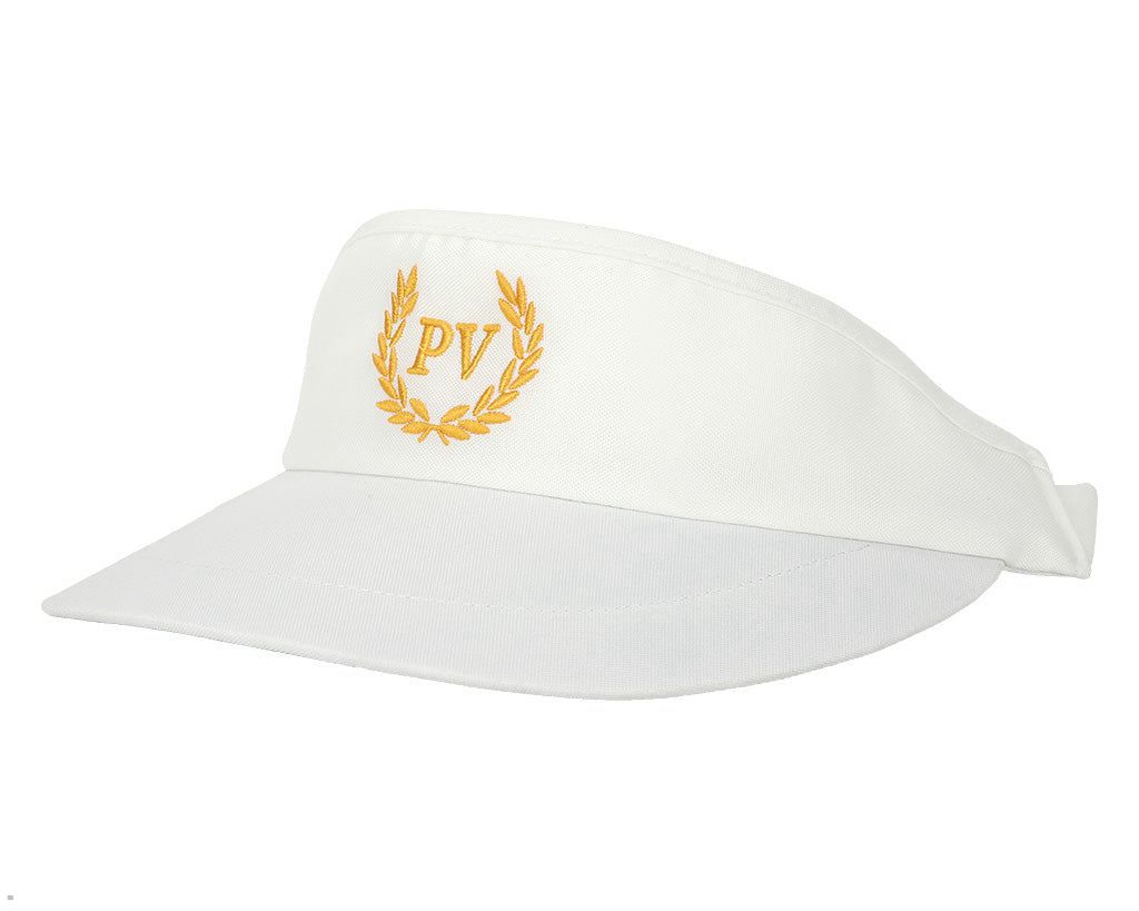 Pit Viper Fuck Golf Club Visor Hats White | UK KDHPBO-165