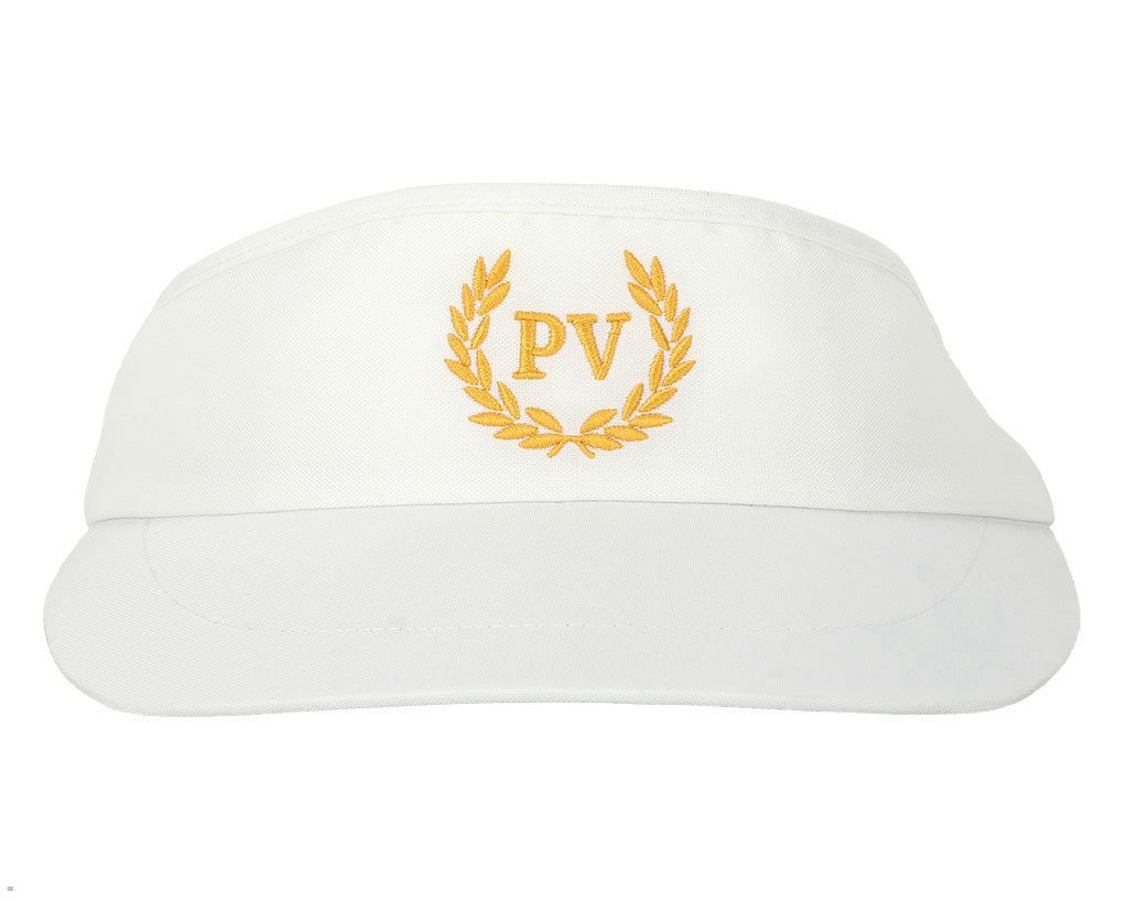 Pit Viper Fuck Golf Club Visor Hats White | UK KDHPBO-165