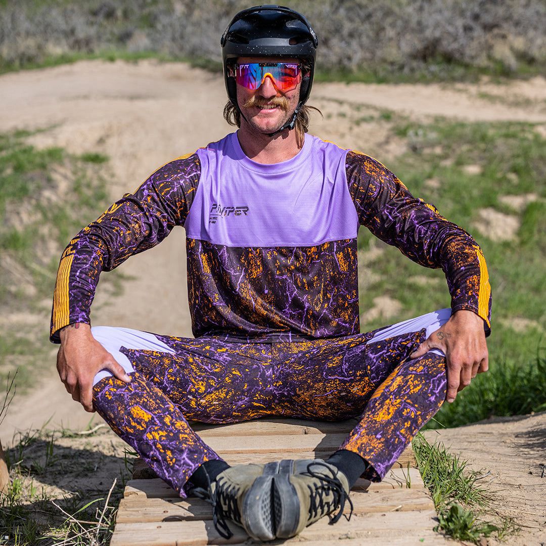 Pit Viper High Speed Off Road II DH Pants Purple | UK KFTMVB-286