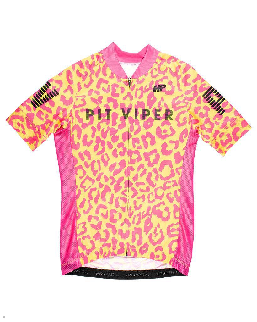 Pit Viper Men\'s Wildcat Jersey Yellow Pink | UK VCLOJH-905