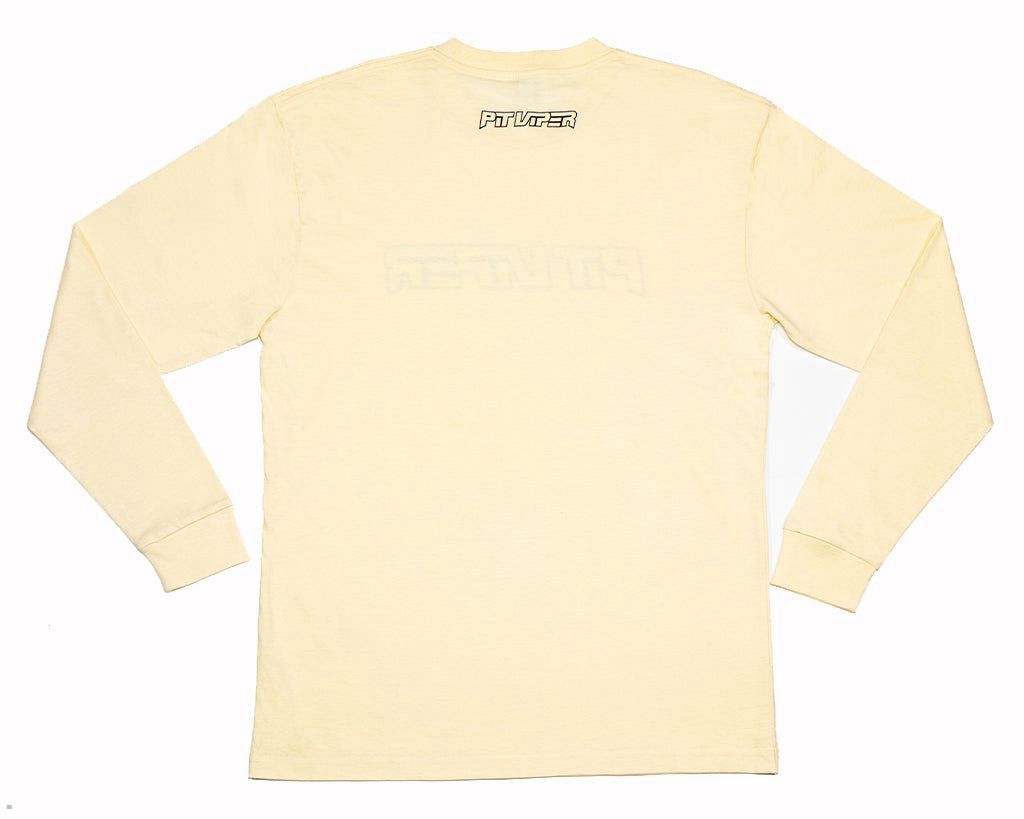 Pit Viper Mini Fangs Sandstorm Long Sleeve T-Shirts Yellow | UK HAPENG-163