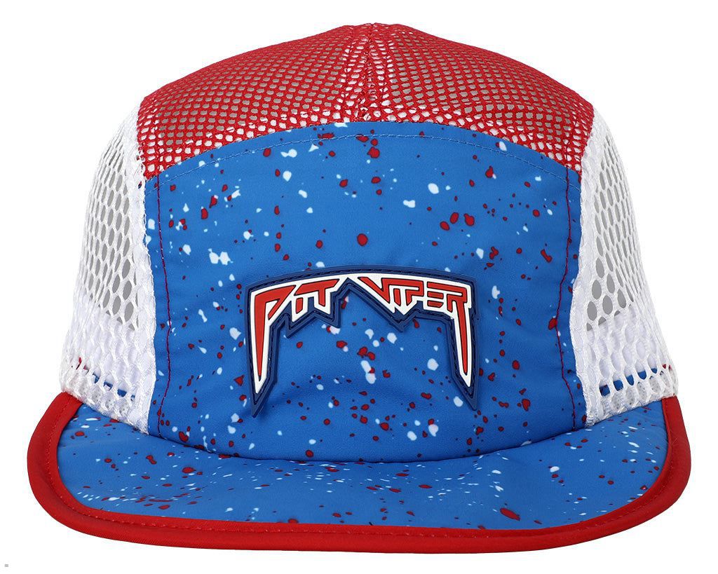 Pit Viper Ribbon Super Mesh Hats Blue | UK PDEFQW-374