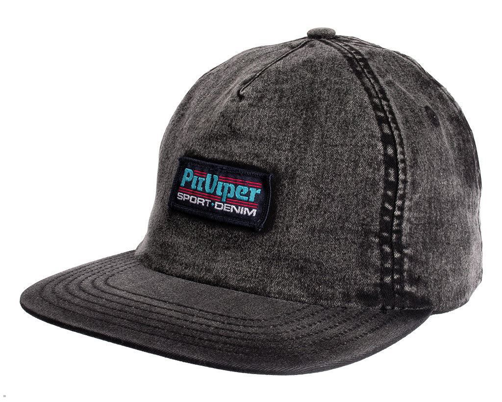 Pit Viper Sport Denim Unstructured Hats Grey | UK MVOSXE-542