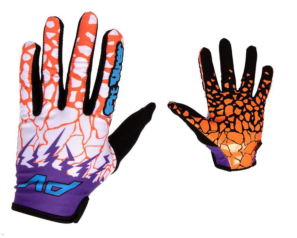 Pit Viper Terremoto Gloves Orange | UK EUOVYR-104