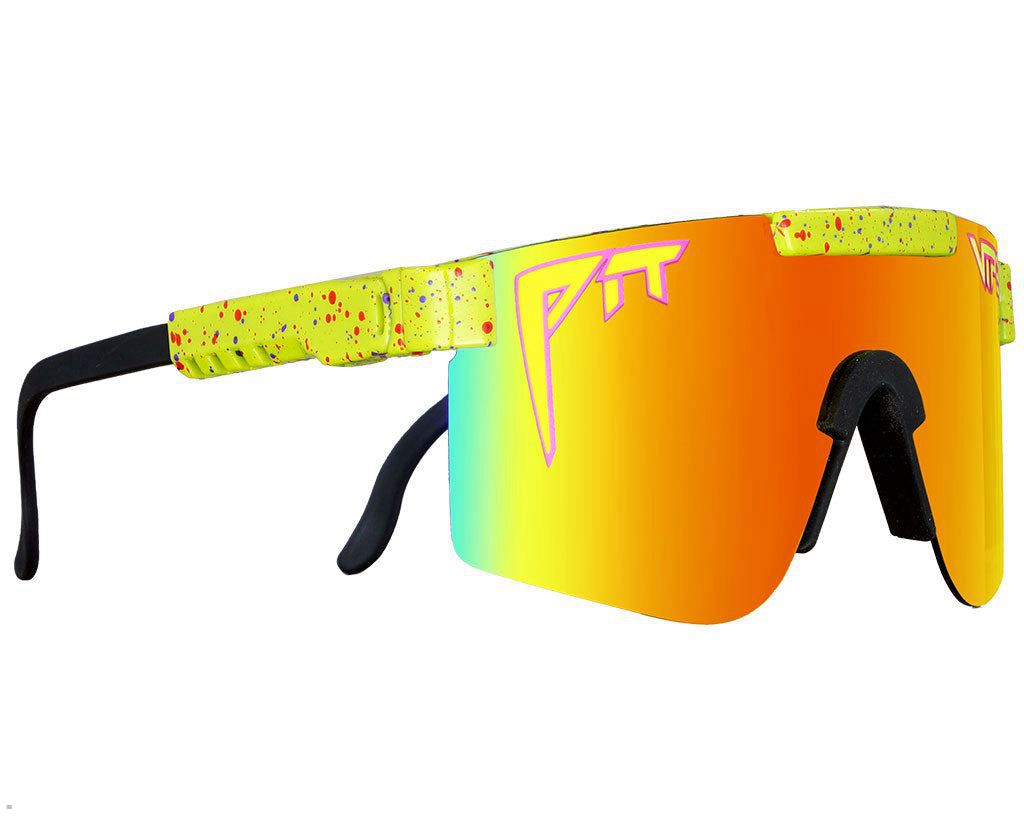 Pit Viper The 1993 Polarized Sunglasses Yellow | UK AWDYPS-483