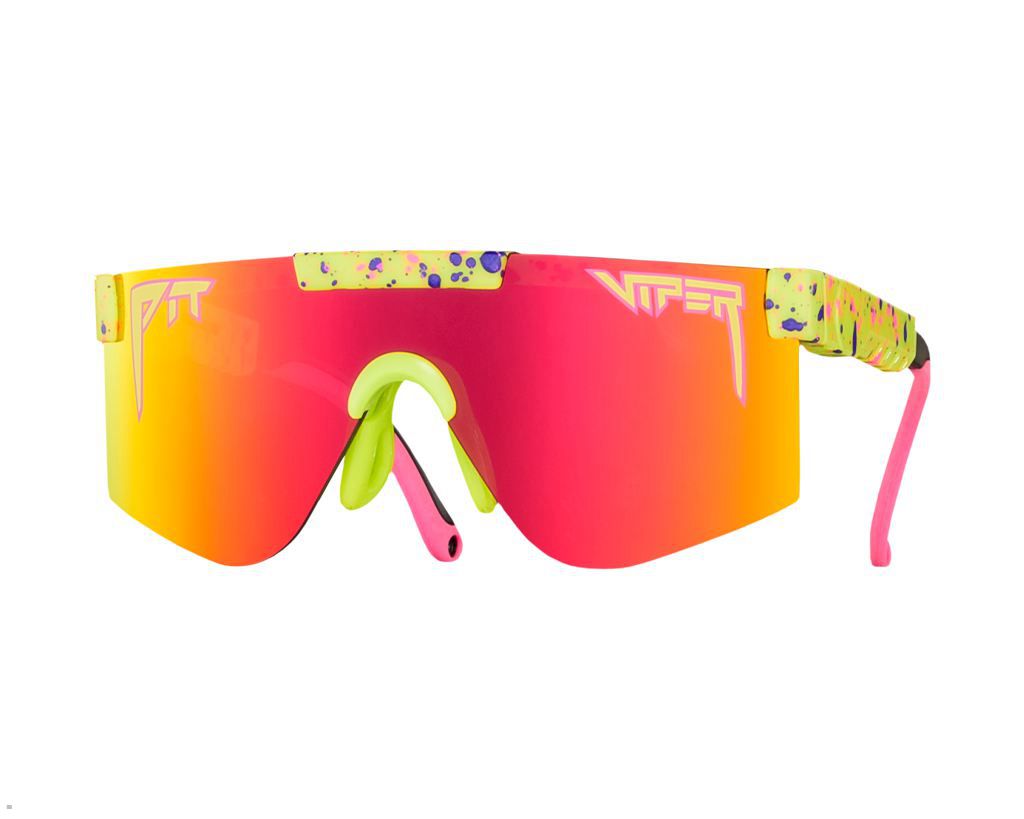 Pit Viper The 1993 XS Sunglasses Yellow | UK BDVUTM-370