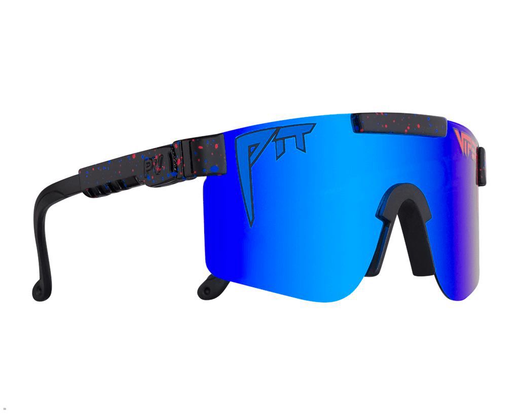 Pit Viper The Absolute Liberty Polarized Sunglasses Blue | UK HWISMX-935