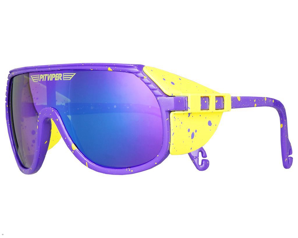 Pit Viper The Aerobics Grand Prix Sunglasses Purple | UK XHBCVK-385