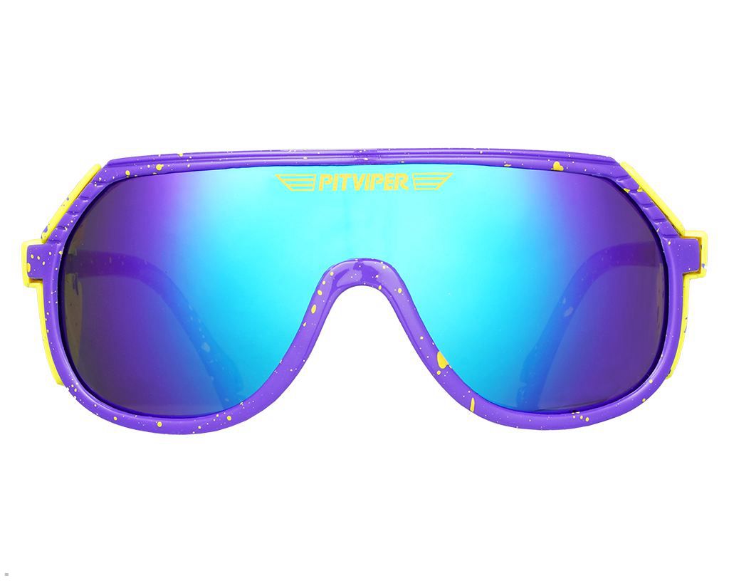 Pit Viper The Aerobics Grand Prix Sunglasses Purple | UK XHBCVK-385