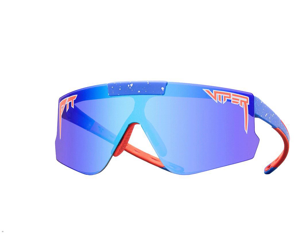 Pit Viper The All Star Flip-Offs Sunglasses Blue | UK GYUIDV-769