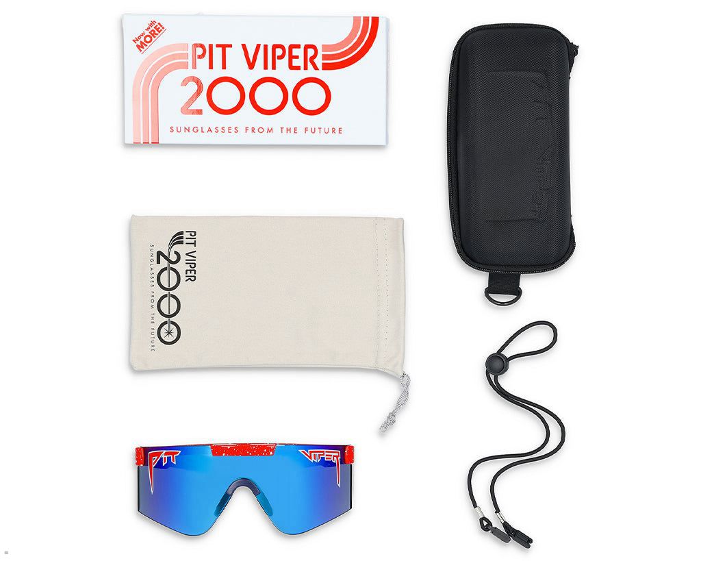 Pit Viper The Basketball Team 2000's Sunglasses Blue | UK LNBQHF-617