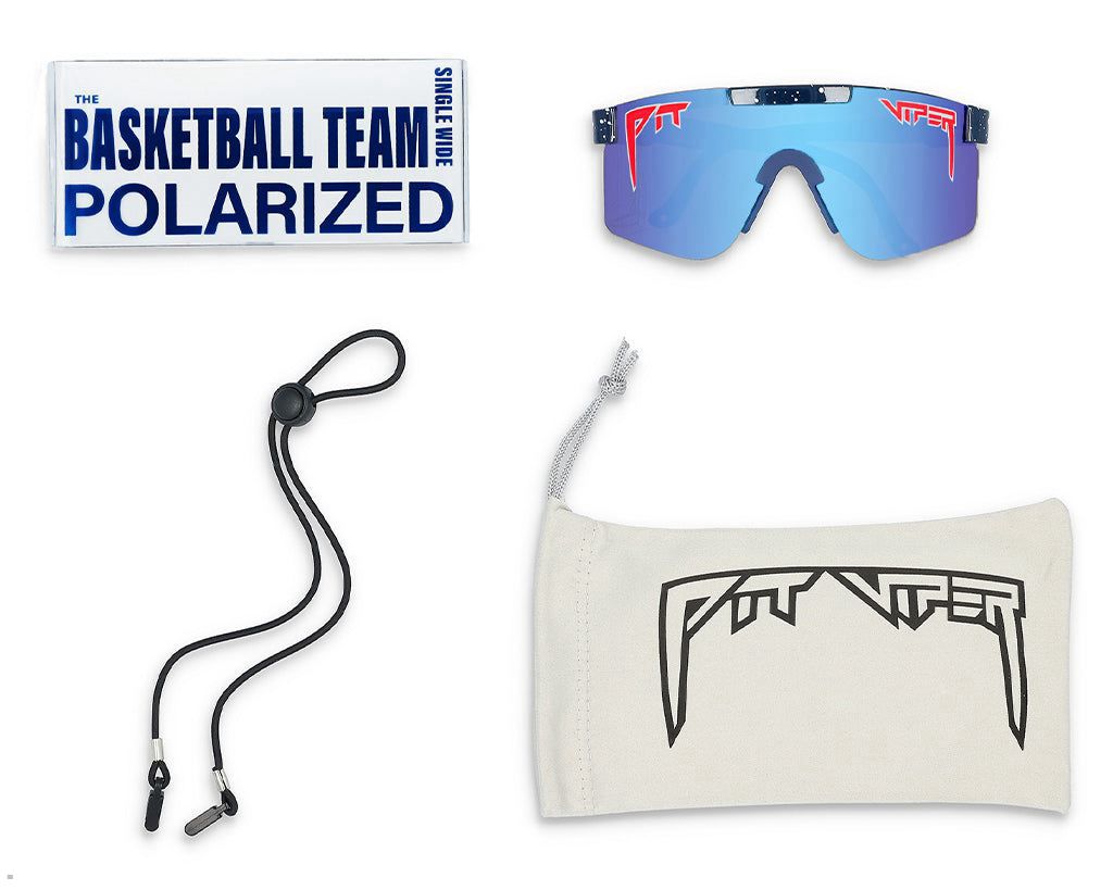 Pit Viper The Basketball Team Polarized Sunglasses Navy | UK AEOLPW-203