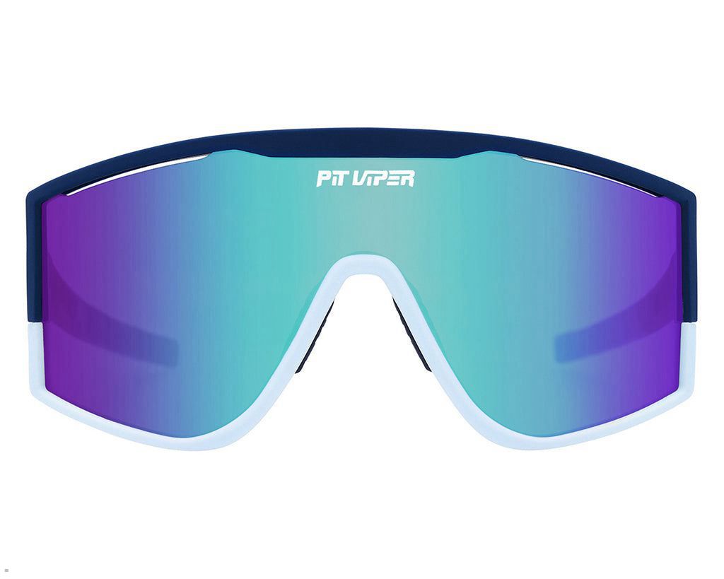 Pit Viper The Basketball Team Try-Hard Sunglasses Blue | UK HLASWG-543