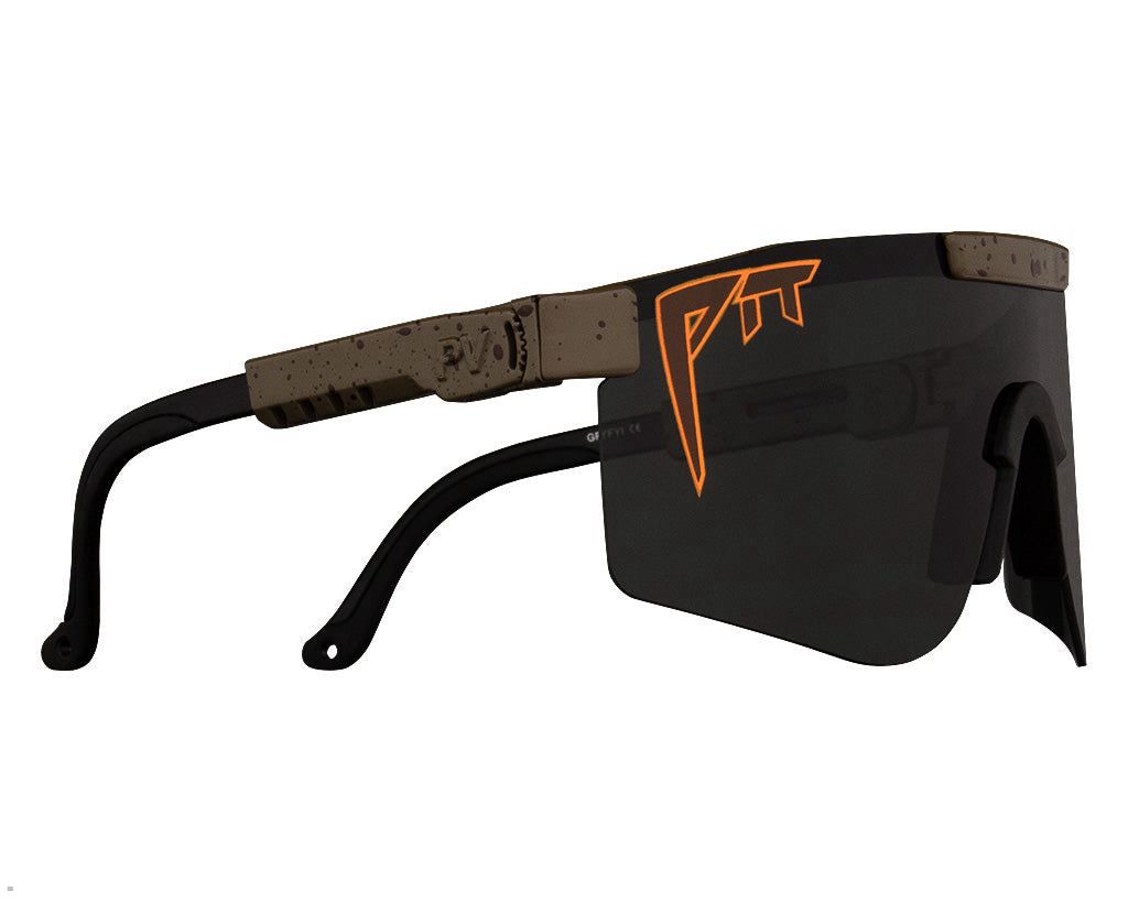 Pit Viper The Big Buck Hunter Double Wide Sunglasses Brown | UK KMCJRG-905