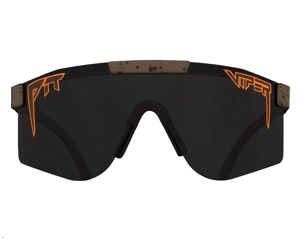 Pit Viper The Big Buck Hunter Double Wide Sunglasses Brown | UK KMCJRG-905