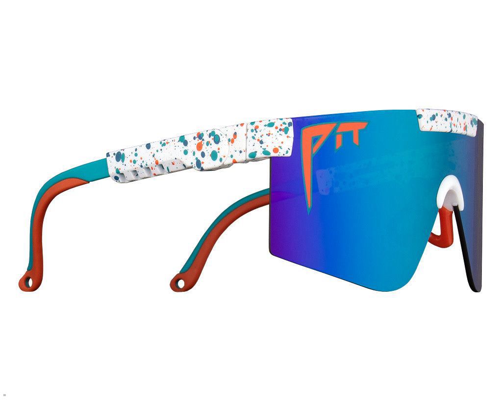 Pit Viper The Blowhole Polarized 2000s Sunglasses White | UK GIXNFZ-804