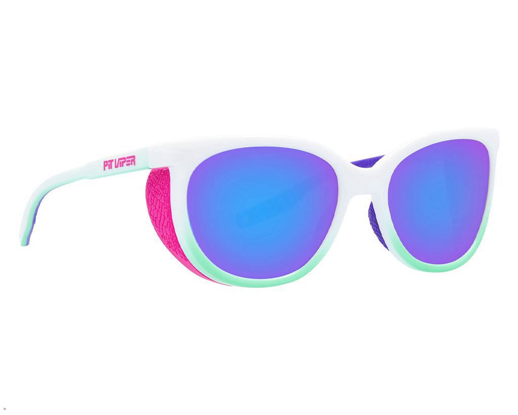 Pit Viper The Bonaire Breeze Fondue Sunglasses White | UK TCSAHQ-650