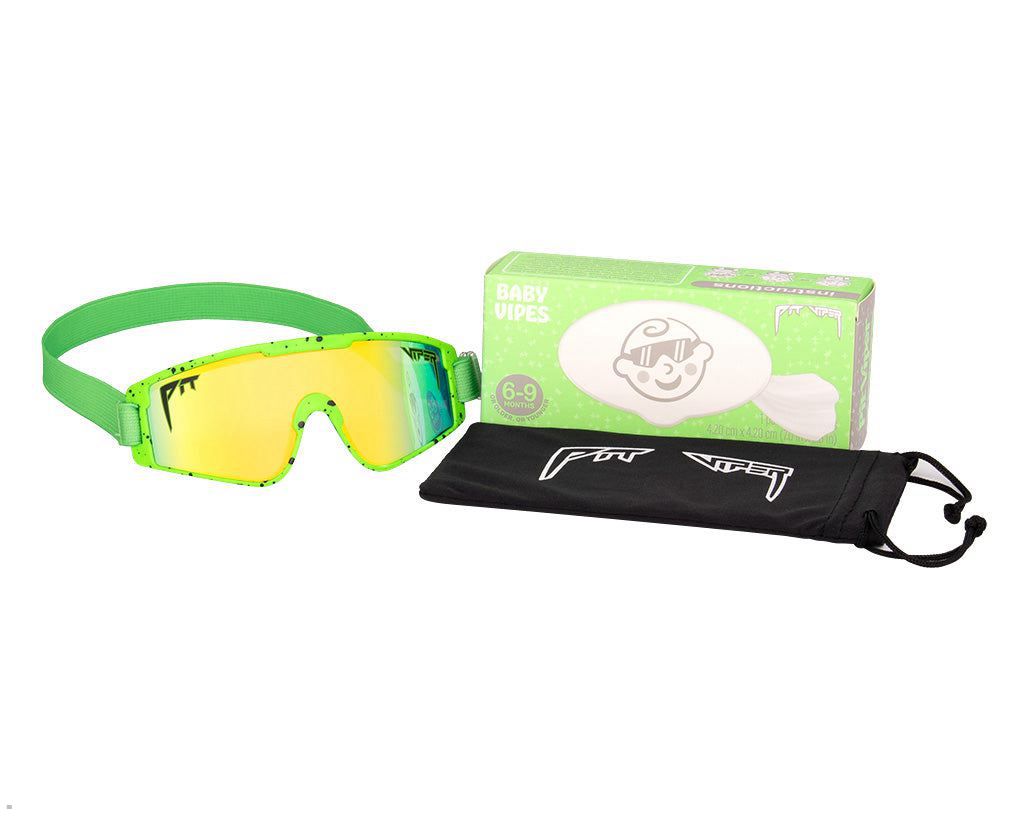 Pit Viper The Boomslang Baby Vipes Sunglasses Green | UK YJGQBW-093