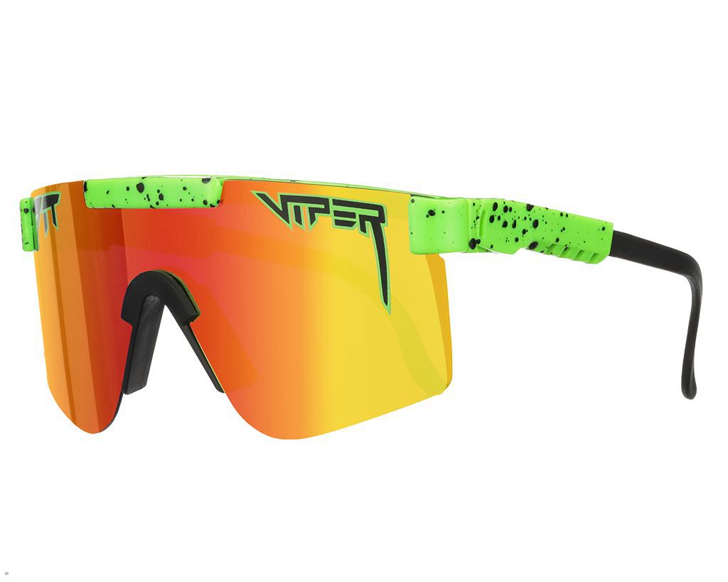 Pit Viper The Boomslang Polarized Sunglasses Green | UK LUNHOT-895