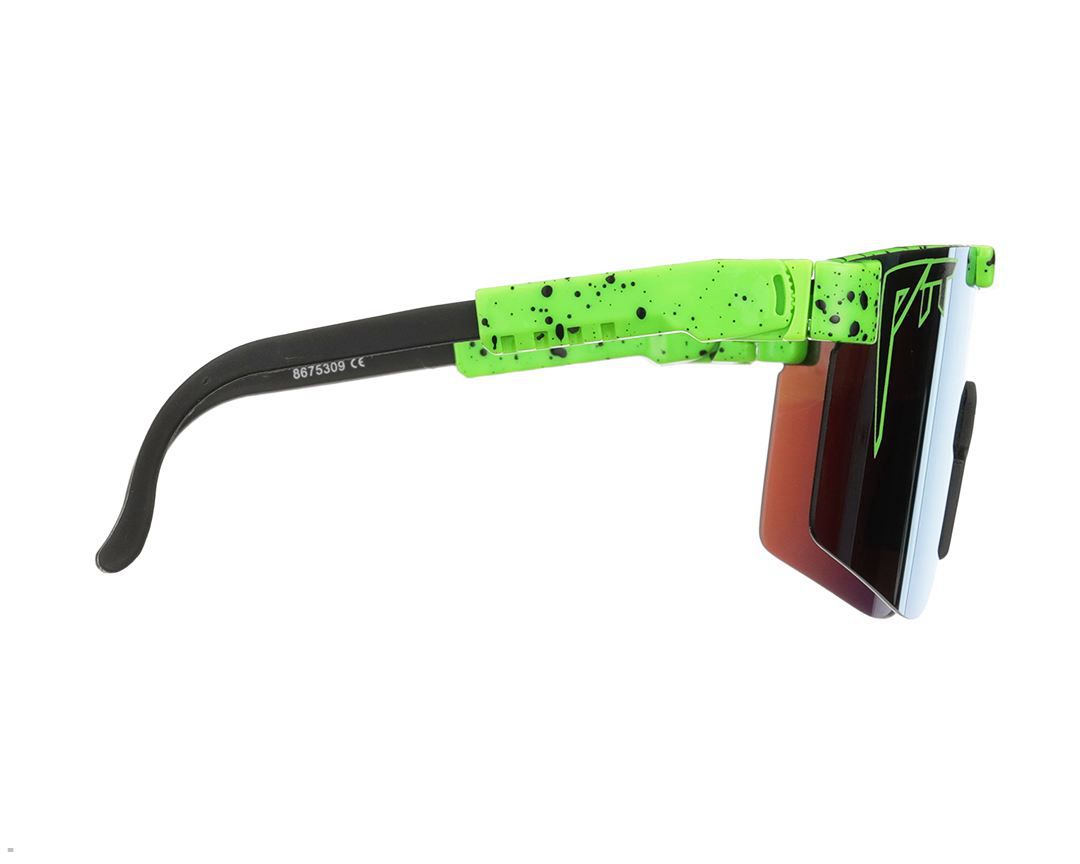 Pit Viper The Boomslang Polarized Sunglasses Green | UK LUNHOT-895