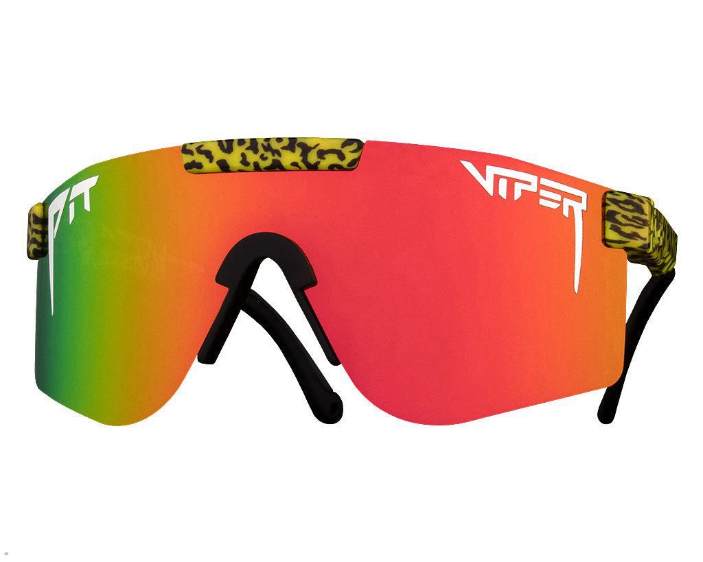 Pit Viper The Carnivore Double Wide Sunglasses Leopard | UK PYUAWI-578