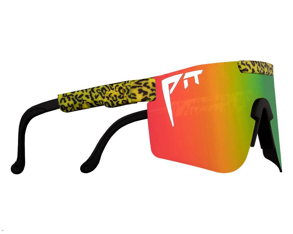 Pit Viper The Carnivore Double Wide Sunglasses Leopard | UK PYUAWI-578