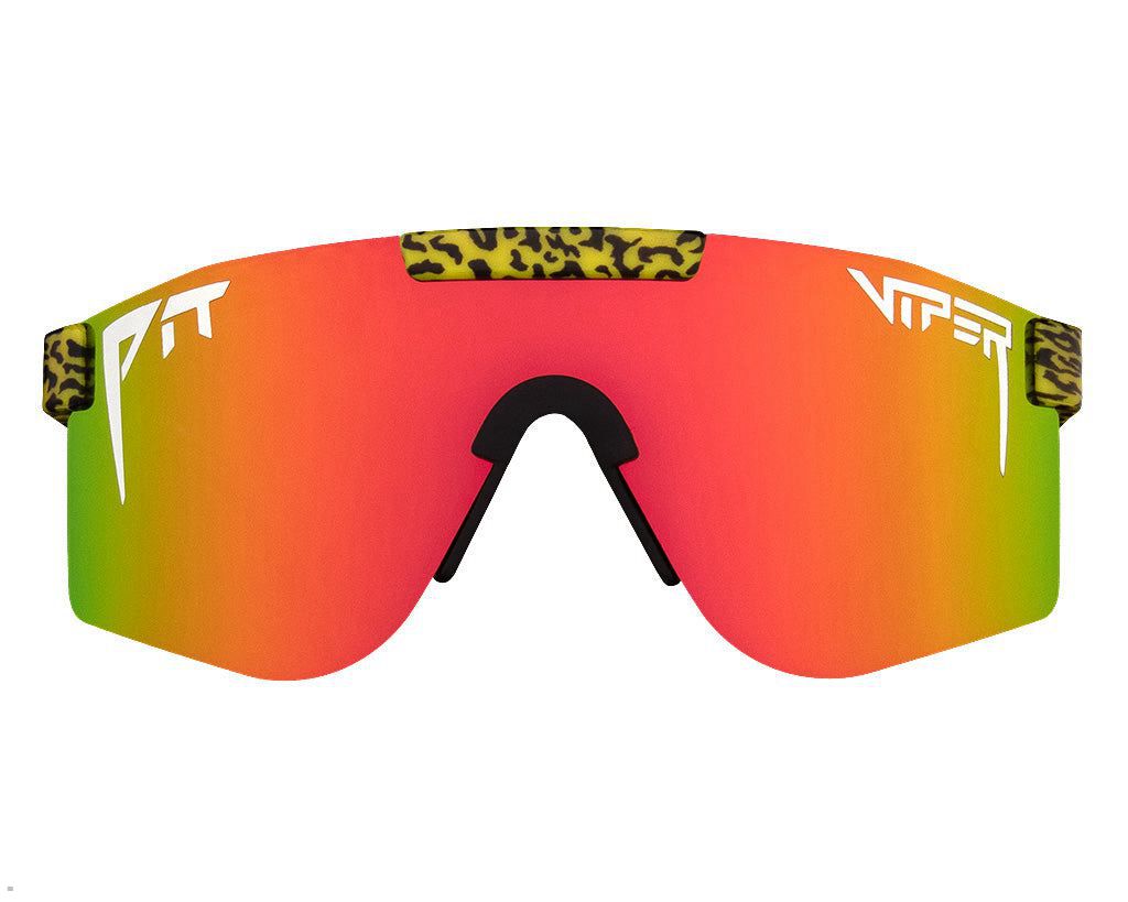 Pit Viper The Carnivore Double Wide Sunglasses Leopard | UK PYUAWI-578