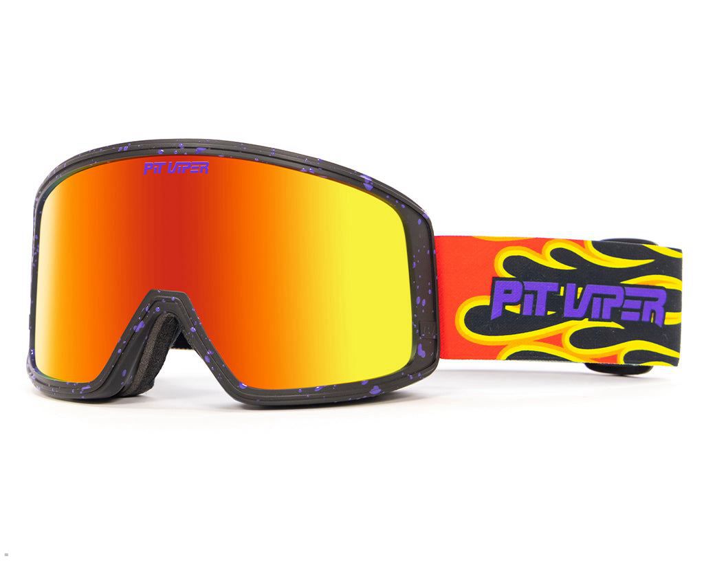 Pit Viper The Combustion Gogglés Grande Sunglasses Yellow | UK VHCOQK-526