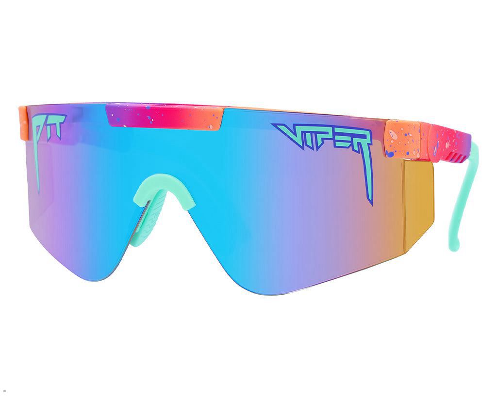 Pit Viper The Copacabana 2000's Sunglasses Red | UK CVOTDY-901