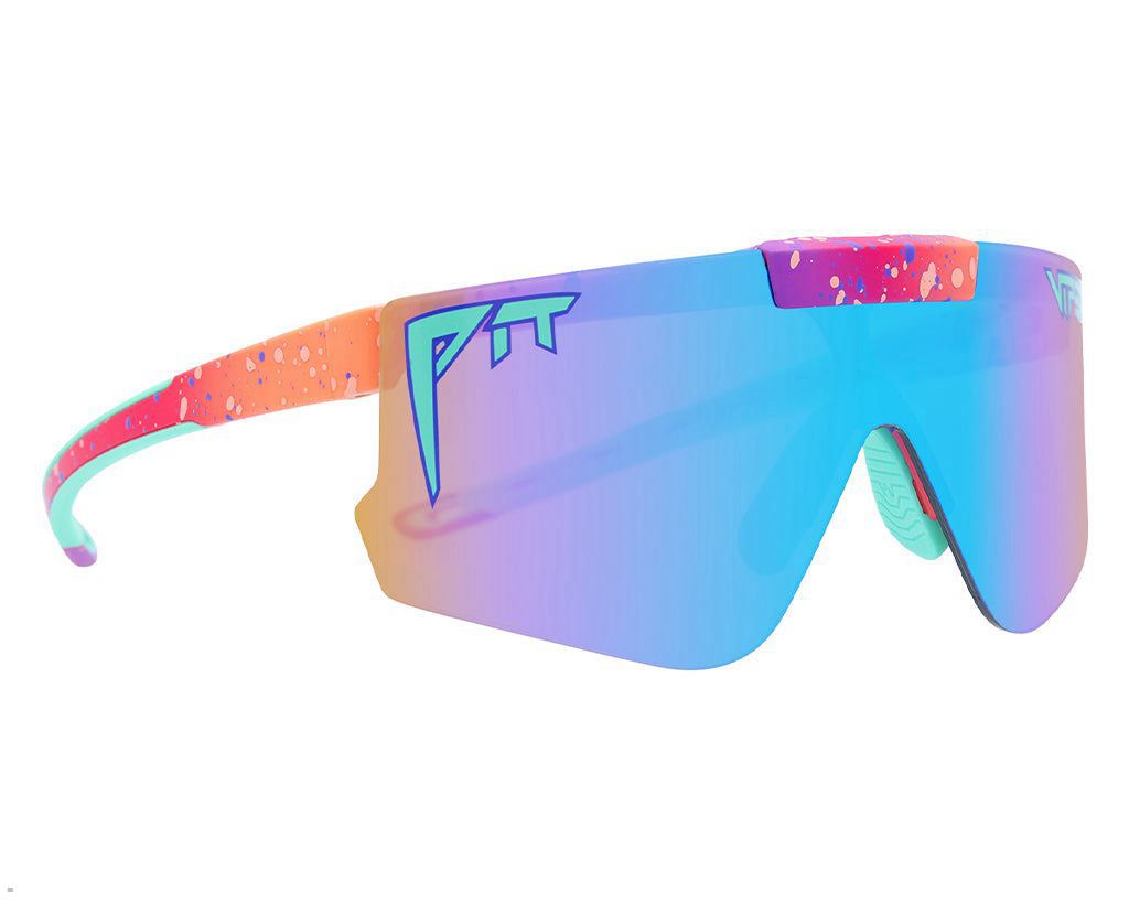 Pit Viper The Copacabana Flip-Offs Sunglasses Blue | UK YWKCJA-406