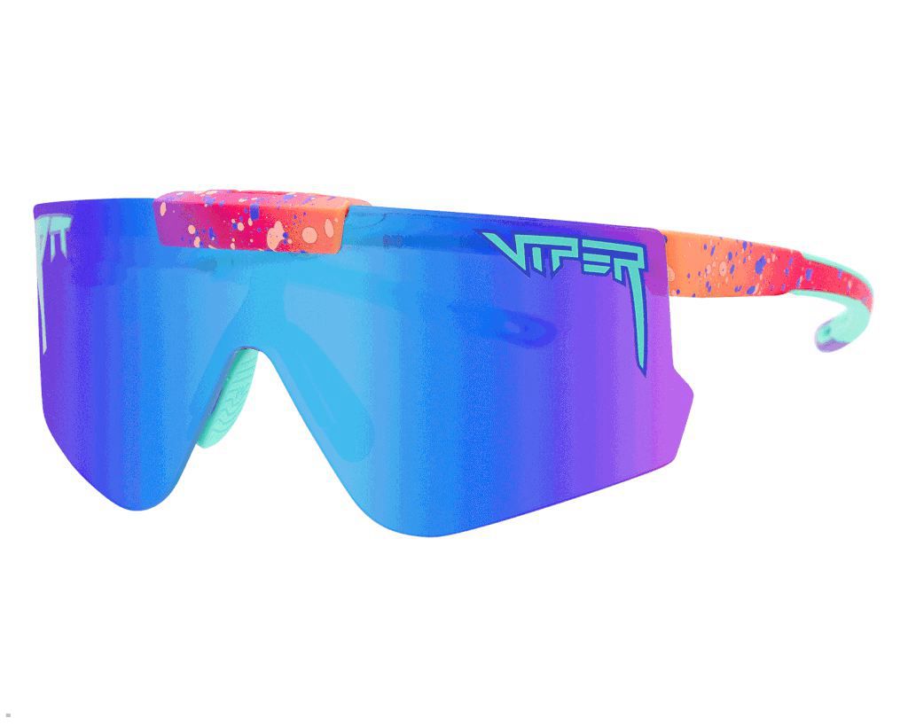 Pit Viper The Copacabana Flip-Offs Sunglasses Blue | UK YWKCJA-406