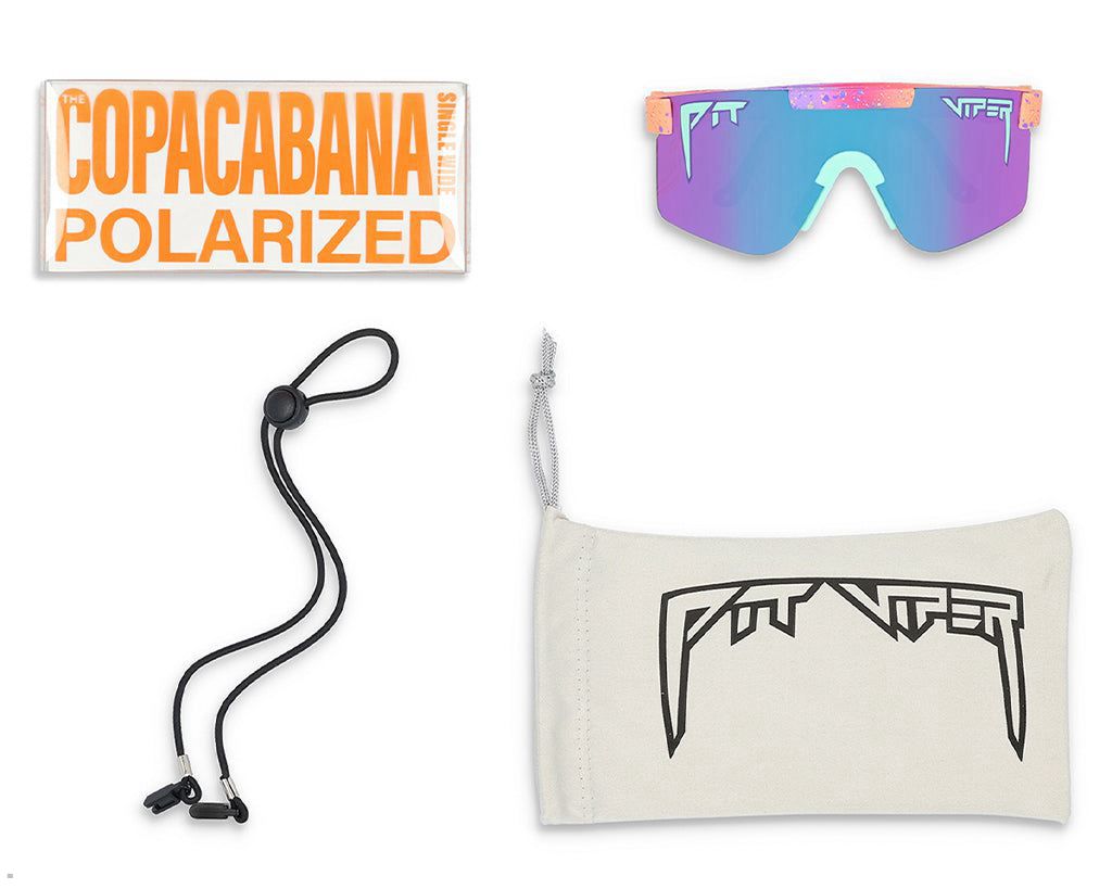 Pit Viper The Copacabana Polarized Sunglasses Orange | UK IDAFTL-124