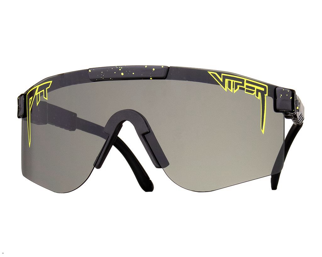 Pit Viper The Cosmos Double Wide Sunglasses Black | UK UFVEKY-580