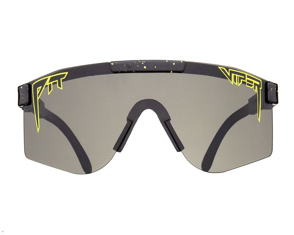 Pit Viper The Cosmos Double Wide Sunglasses Black | UK UFVEKY-580