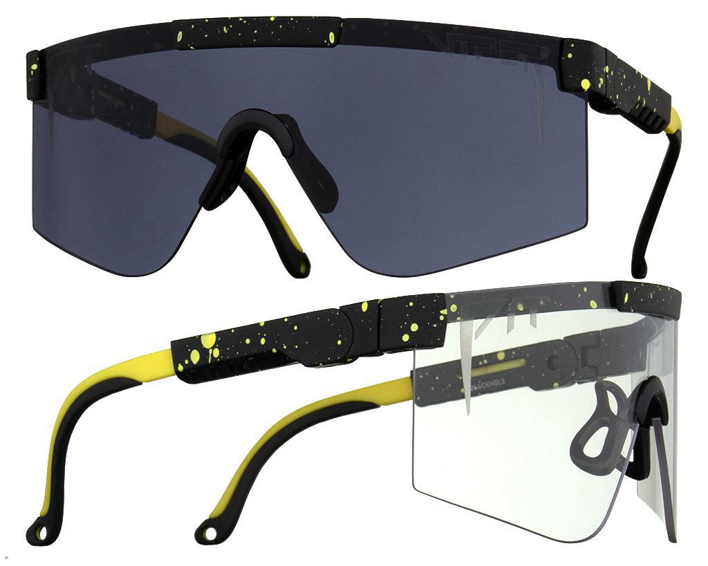 Pit Viper The Cosmos Photochromic 2000s Sunglasses Black | UK HXPGKW-169