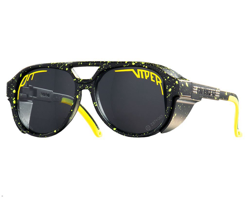 Pit Viper The Cosmos Polarized Exciters Sunglasses Black | UK HKJMCZ-658