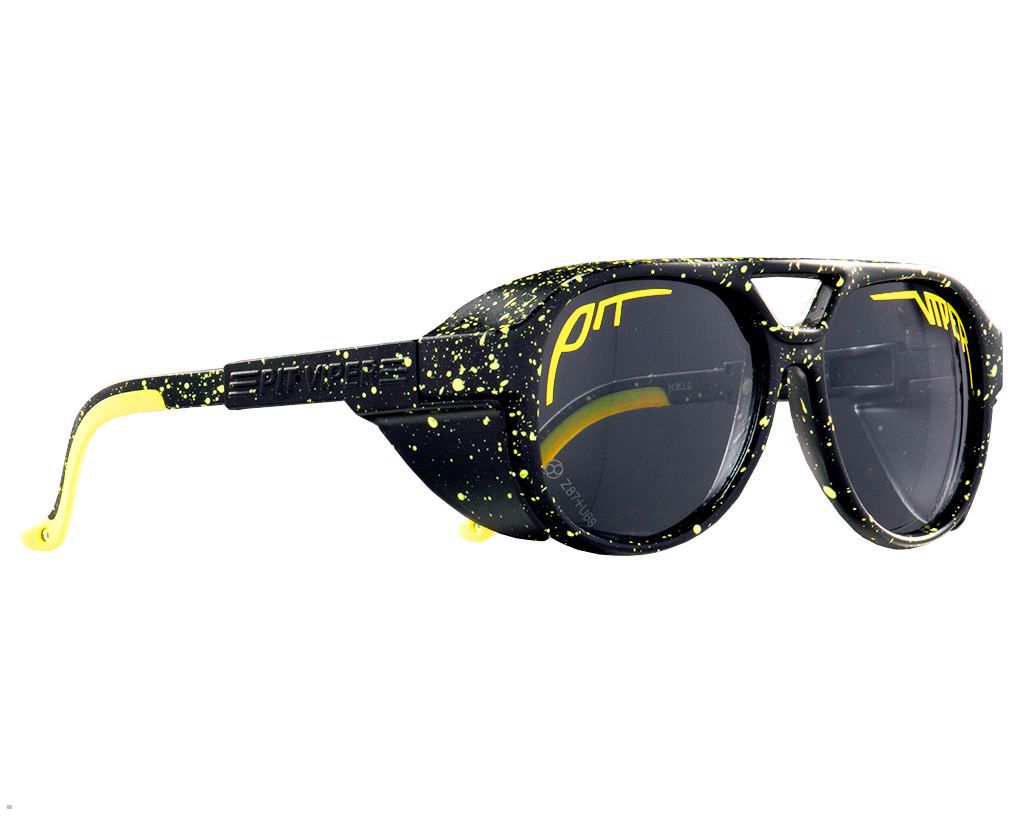 Pit Viper The Cosmos Polarized Exciters Sunglasses Black | UK HKJMCZ-658