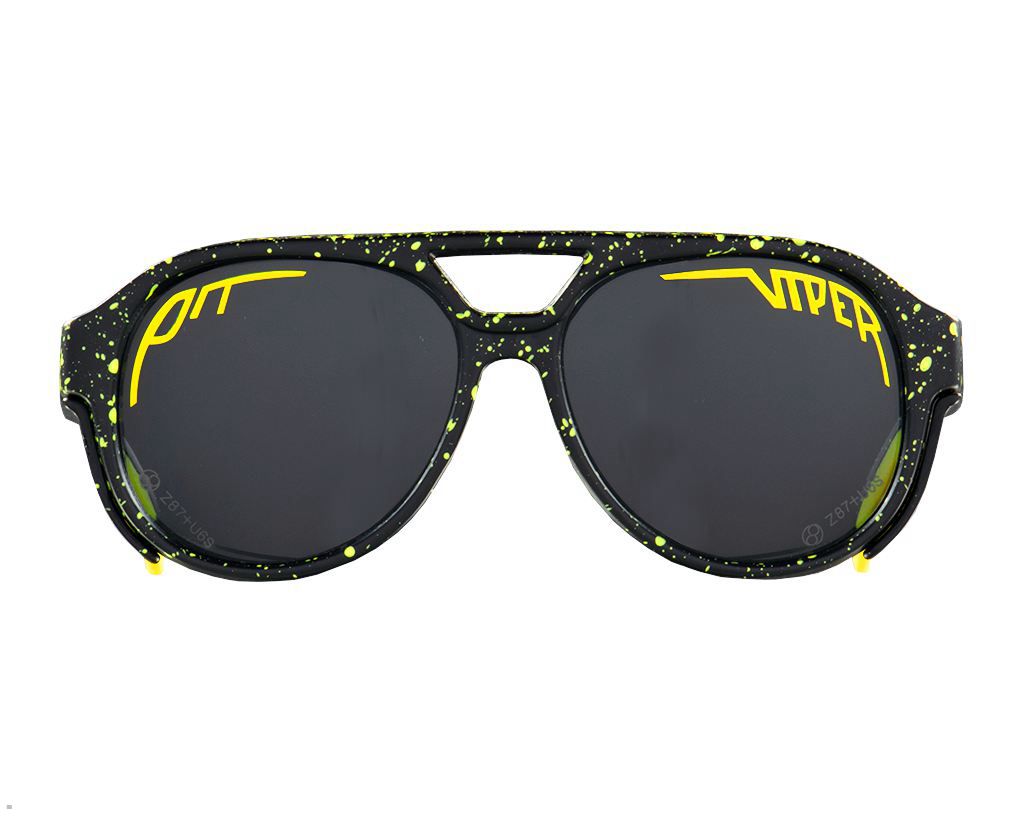 Pit Viper The Cosmos Polarized Exciters Sunglasses Black | UK HKJMCZ-658