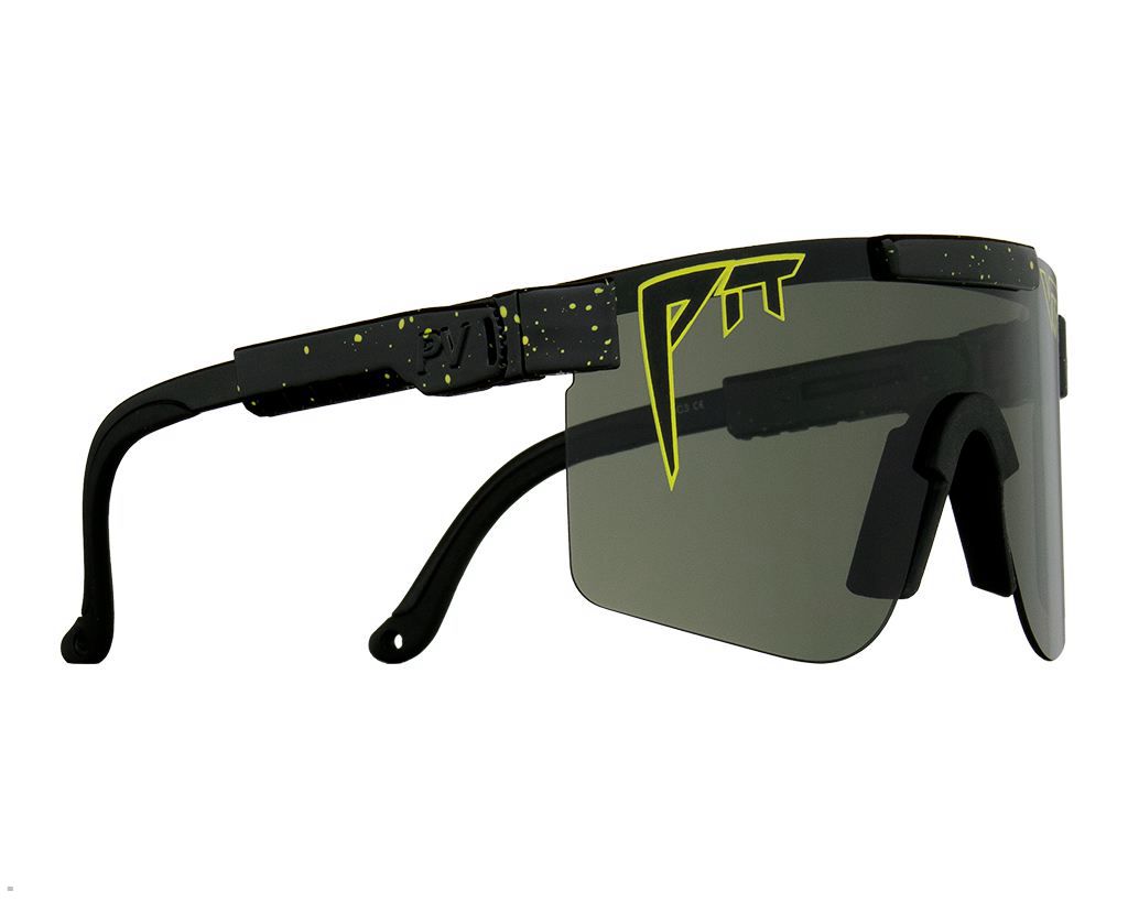 Pit Viper The Cosmos Sunglasses Black | UK LSMTAQ-291