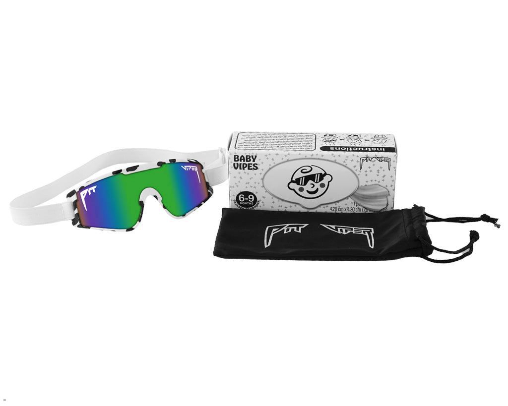 Pit Viper The Cowabunga Baby Vipes Sunglasses White | UK OLHJUR-618