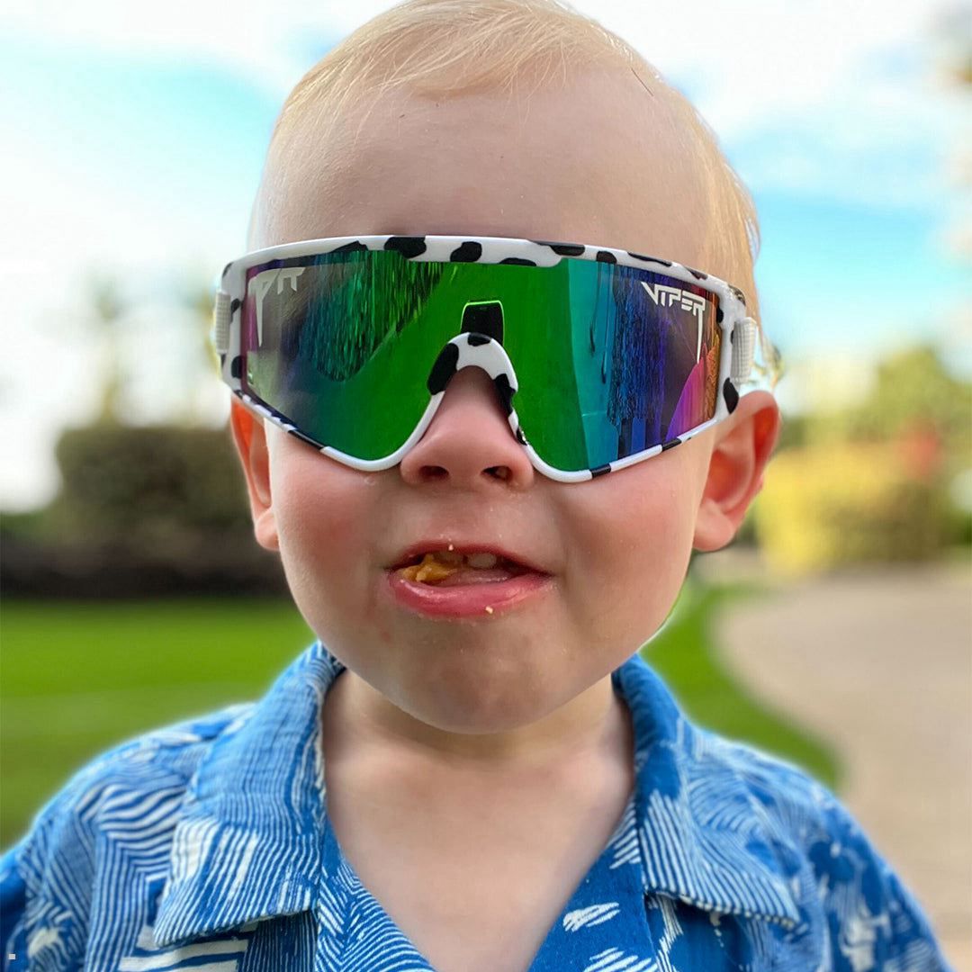 Pit Viper The Cowabunga Baby Vipes Sunglasses White | UK OLHJUR-618