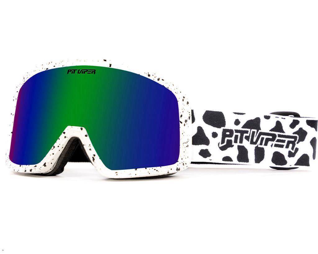 Pit Viper The Cowabunga Gogglés Grande Sunglasses White | UK EYFZKJ-012