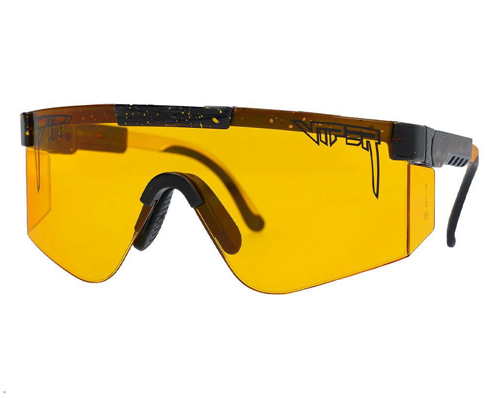 Pit Viper The Crossfire 2000s Sunglasses Yellow | UK ANEBSY-239