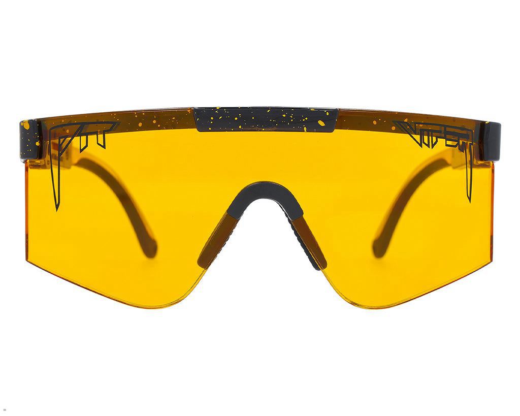 Pit Viper The Crossfire 2000s Sunglasses Yellow | UK ANEBSY-239