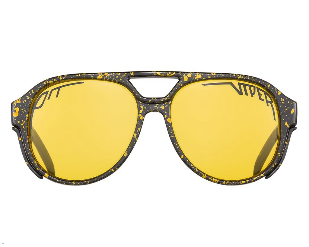 Pit Viper The Crossfire Exciters Sunglasses Yellow | UK LKYFZI-027