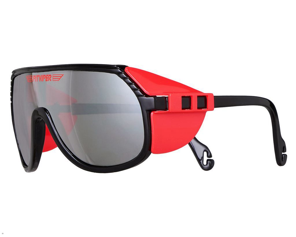 Pit Viper The Drive Grand Prix Sunglasses Red | UK BUWTPK-037